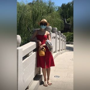 Reformation Linen Button Down Dress